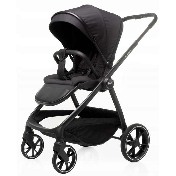 Прогулянкова коляска 4BABY FOSTER з реверсивним сидінням, до 22 кг, алюмінієва
