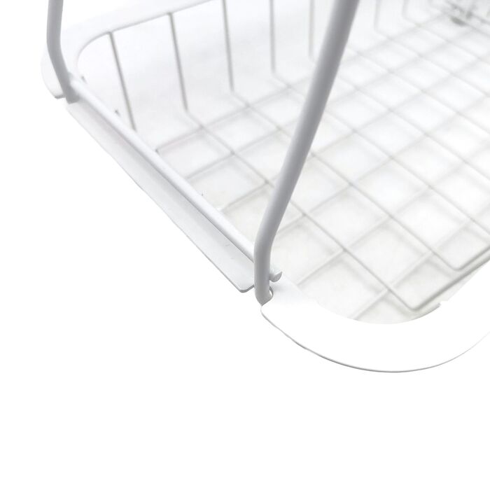 Relaxdays Двоярусний металевий фрутниця з ручками