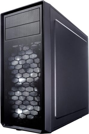 Корпус Fractal Design Focus G Black Window для ігрового ПК, Midi Tower з боковим вікном, чорний