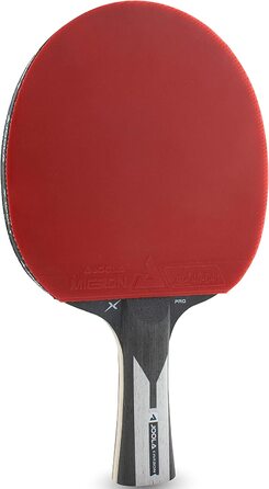 Ракетки для настільного тенісу JOOLA Carbon Pro схвалені ITTF професійні ракетки для настільного тенісу для змагань (Carbon X Pro, комплект з 12 кульок для настільного тенісу)