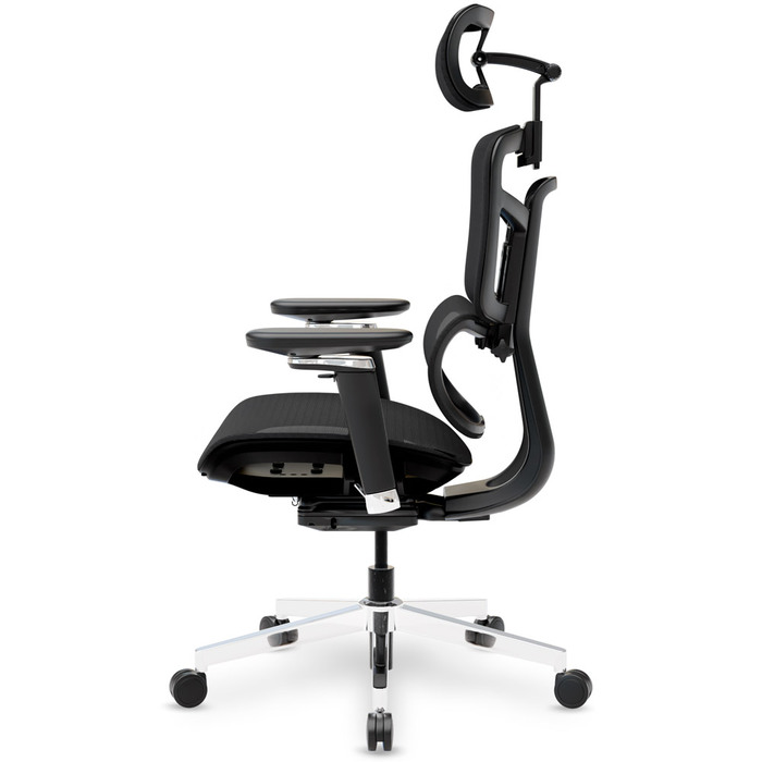 Крісло Mealux S4 Air Black (арт. HF-S4 M/B)