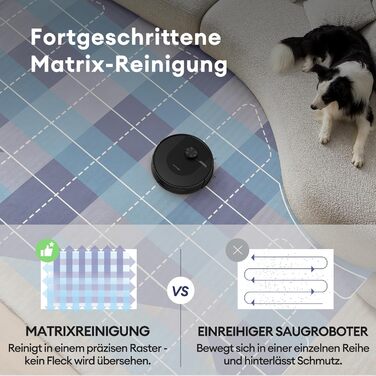 Робот-пилосос Ultenic D10 з функцією миття 3 в 1, потужність 5000Pa, LiDAR-навігація, керування через додаток, ідеальний для шерсті тварин, килимів та твердих підлог