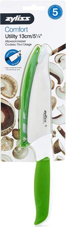 Набір ножів Zyliss E920247 Comfort з бруском, 5 предметів, японська сталь, кольоровий, для кухні, гарантія 5 років