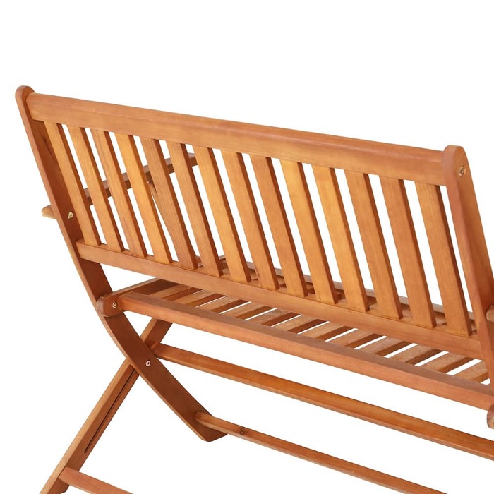 Садова лавка евкаліптове дерево FSC® сертифікована 120x55x90см