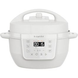 Мультиварка Instant Pot 3.8L 7-в-1: мультикок, рисоварка, пароварка, сковорода, йогуртниця, підігрівач - білий морський кришталь