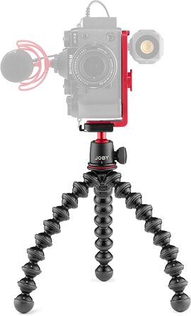 JOBY GorillaPod 3K Vert Kit – компактний гнучкий штатив з вертикальною L-платою та кульовою головкою для бездзеркальних камер (до 3 кг)