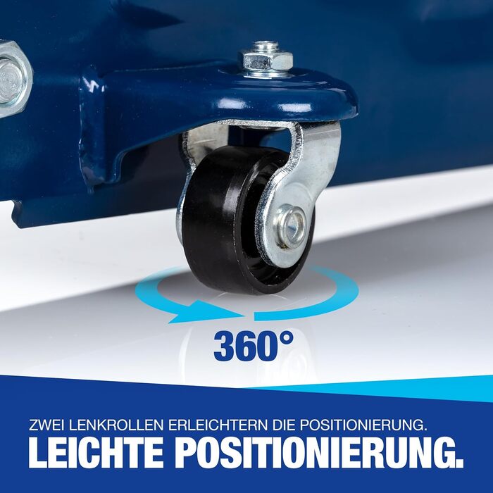 Гідравлічний домкрат NTG 2T (2000 кг) з сертифікатом TÜV, сталева конструкція, висота підйому 130-330 мм - для автомобілів, заміни шин
