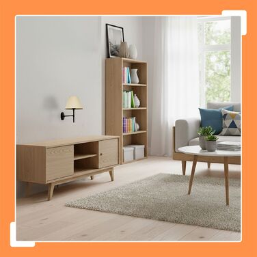 Relaxdays Стильна настінна лампа з тканинним абажуром