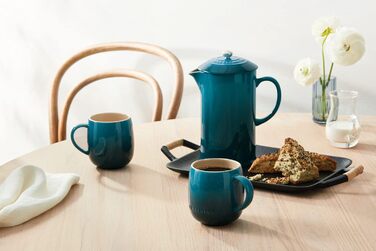 Кавоварка Le Creuset об'ємом 1 л, глибокий смарагдовий колір, кераміка