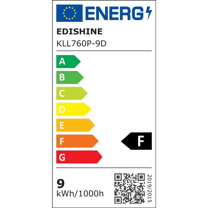 Торшер EDISHINE LED 165см, з регулюванням яскравості, з пультом дистанційного керування & E27, 3 колірні температури, золото