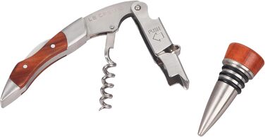 Набір Le Creuset Classic: штопор та різак для кришок (GS 100), пластик, чорний глянцевий