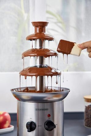Шоколадний фонтан | 170 Вт | 1.25 кг | Якісний нержавіюча сталь | 4-рівневий | Термостійкий | Для дому та заходів