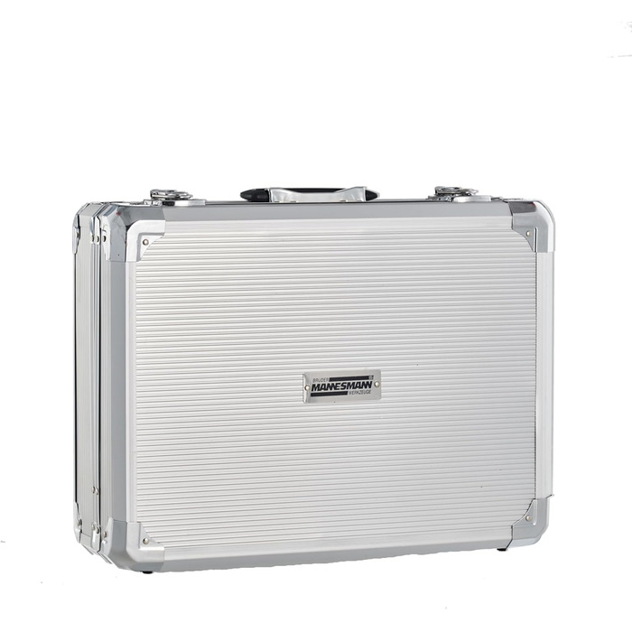 Набір інструментів Brüder Mannesmann 108 предметів в алюмінієвому кейсі: викрутки, плоскогубці, біти, головки, молоток. Сталь Cr-V