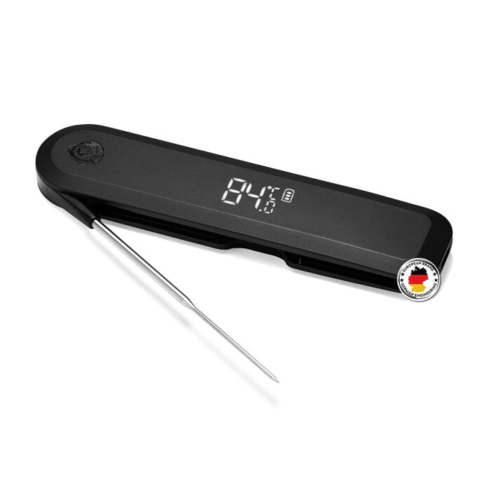 Термометр для гриля та м'яса BURNHARD Einstich складний, USB, з LED-дисплеєм, 1.5 мм