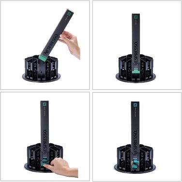 Організатор для капсул Nespresso Original Line: карусель на 80 капсул (8 коробок)