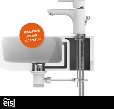 Змішувач для ванни DIZIANI DIZIANI, однорегуляторний, перемикач душ/ванна, хром/білий