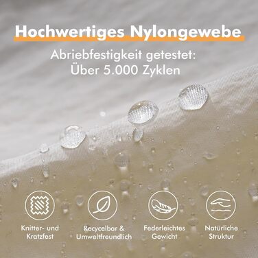 Набір органайзерів для одягу в подорож Compression Packing Cubes, компресійні сумки для валізи та рюкзака, нейлонові органайзери для речей, бежевий, 5 шт.