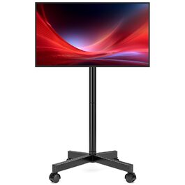 Мобільна підставка для телевізора Hemudu 23-60 дюймів LCD/LED, до 35 кг, VESA 400x400, регульована висота
