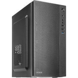 Компактний корпус для ПК Tacens Anima AC5 Micro ATX, чорний, фронтальна сітка, USB 3.0, охолодження