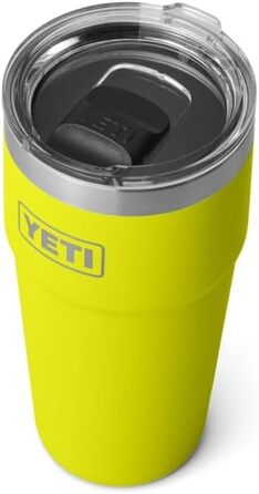 Термос YETI Rambler 591ml (20oz) з кришкою MagSlider, колір Firefly Yellow