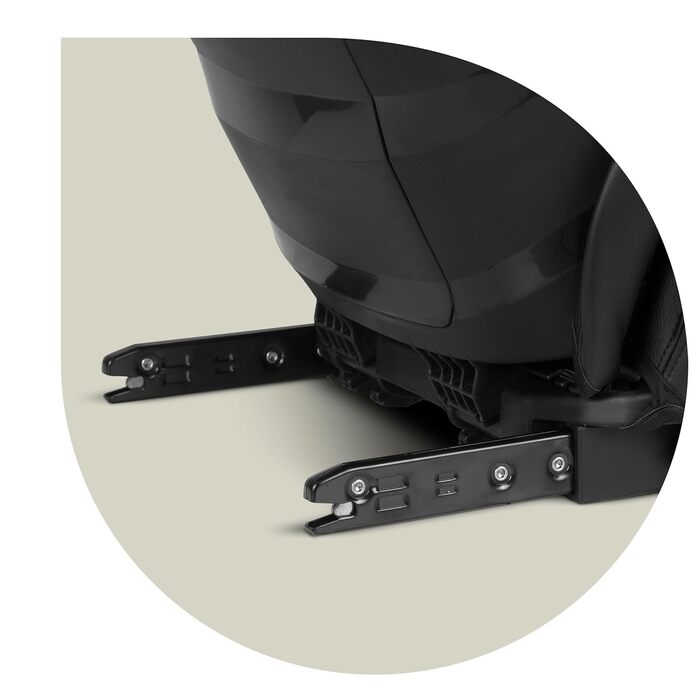 Автокрісло Nukido 15-36 кг, ISOFIX, регулювання підголівника та нахилу, чорний