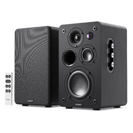 Активні Bluetooth-колонки Majority D100X 100W, вуглецеві драйвери, HDMI ARC, RCA, Optical, Phono, AUX, чорні