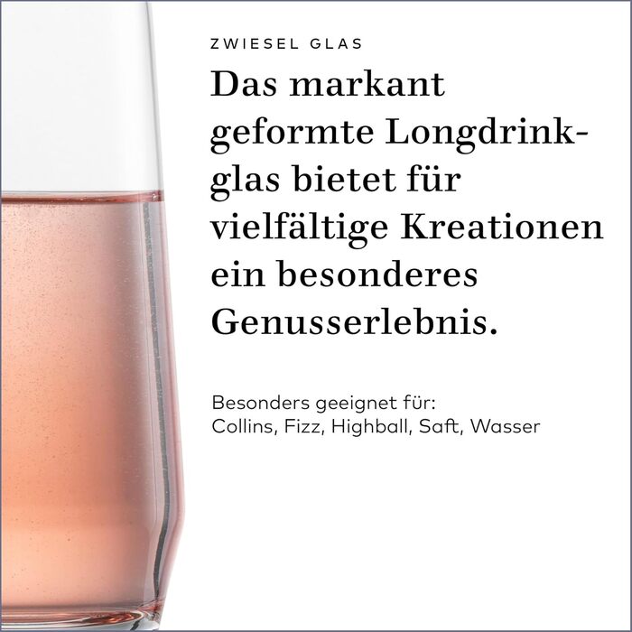 Набір для романтичного вечора Zwiesel Glas Date Night Pure (4 шт.): келихи для шампанського (297 мл) та червоного вина (540 мл), Tritan®-кришталь, Made in Germany