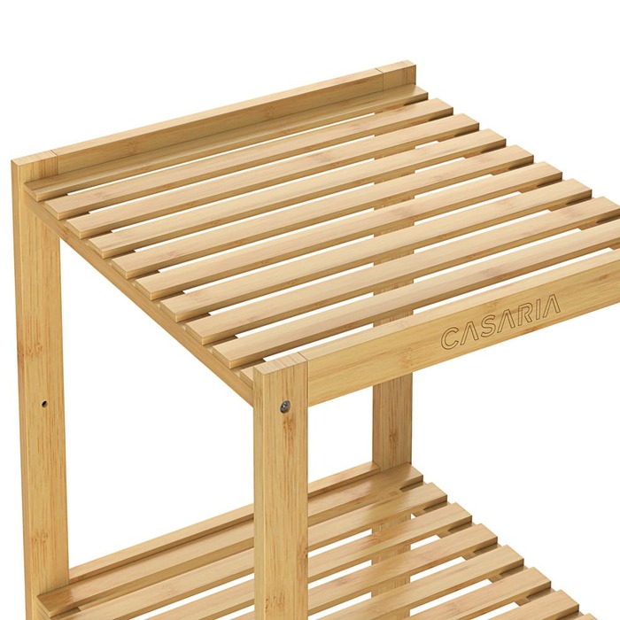 Стояча полиця бамбук 110x33x33см
