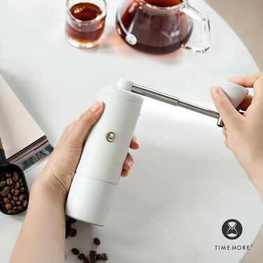 Кавомолка ручна TIMEMORE C5 Pro, керамічні жорна, регулювання помелу, сталеве корпус, для еспресо, моки, френч-пресу