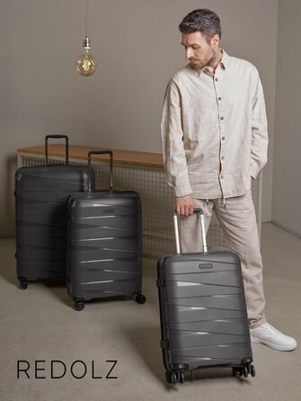 Візок REDOLZ Hard Shell 67см Поліпропілен 4-Дві котушки та TSA (Essentials 10)