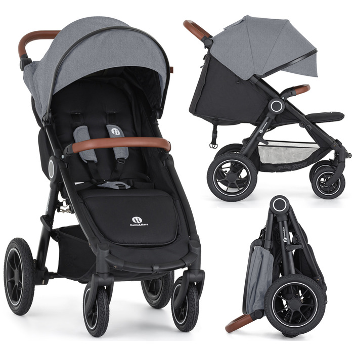 Дитячий прогулянковий візок Petite&Mars Street 2 Air Oak Ultimate Grey