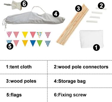 Дитяче намет-типі ChicSoleil для гри в приміщенні та на вулиці