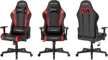 Крісло ігрове DXRacer PRINCE FD01 /N - Чорно-червоне, регульоване, ергономічне для офісу та дому