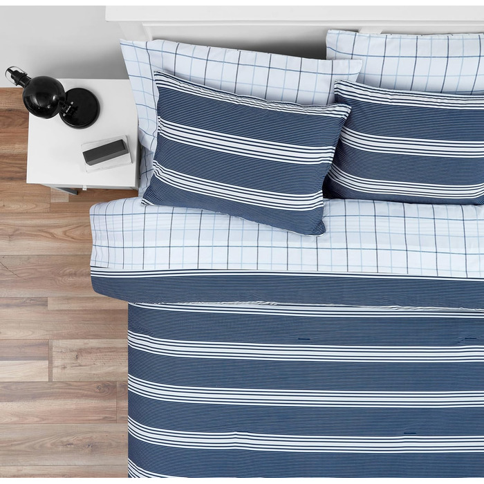 Комплект постільної білизни Nautica Craver Navy (Queen Comforter)