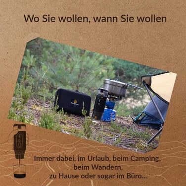 Handpresso E-PRESSO+: портативна кавомашина на акумуляторі для еспресо та кави, USB, 90 мл, 3x2,9 mA