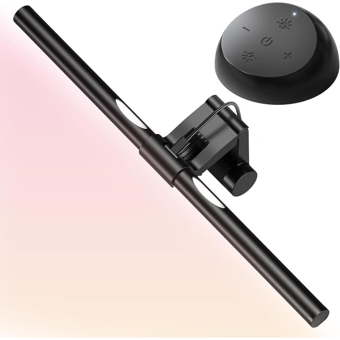 LED лампа для монітора з USB та сенсорним керуванням, захист від синього світла, регулювання яскравості та кольорової температури, настільна лампа для комп'ютера