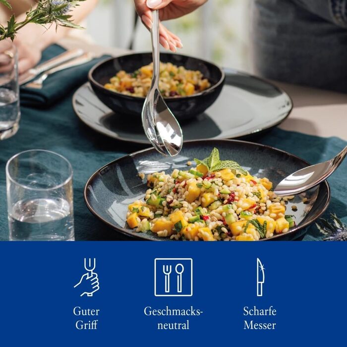 Набір столових приборів Villeroy & Boch Oscar, 68 предметів, 12 осіб, нержавіюча сталь