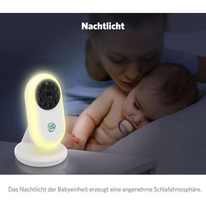 Радіоняня LeapFrog LF2423 з камерою, відеодисплей 2.8