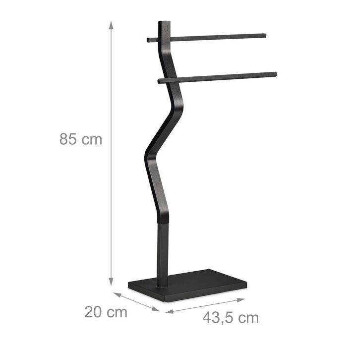 Підставка для рушників Relaxdays з вигнутим дизайном