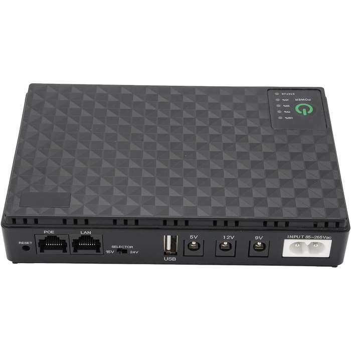 Портативний Mini UPS - Джерело живлення для роутера/модема/камери з батареєю, безперебійне живлення (EU-штекер 85-265V)