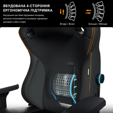 Крісло ігрове Anda Seat Kaiser 3 Orange Size XL