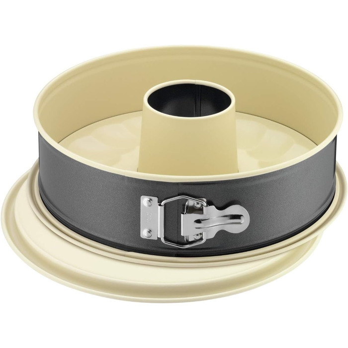 Форма для випікання пирогів Kaiser Inspiration Plus, 28 см, кругла, з 2 днами, для плоских та трубчастих пирогів, антипригарне покриття, виймається, випічка без клею