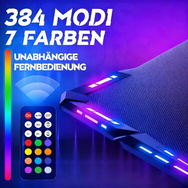 Ігровий стіл YRHome з RGB-підсвічуванням та підставкою для навушників, білий (160x60x75 см)