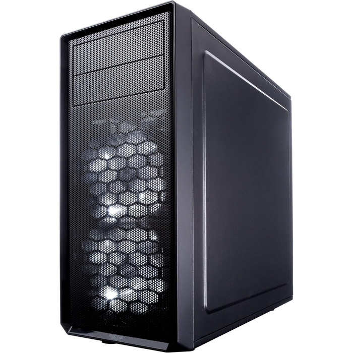 Корпус Fractal Design Focus G Black Window для ігрового ПК, Midi Tower з боковим вікном, чорний
