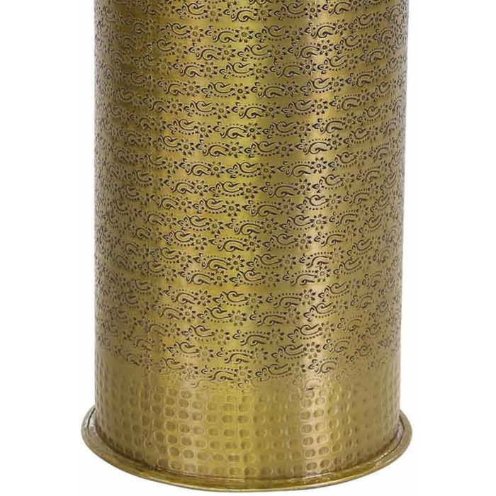 Східна зонтична підставка LAS Palmas 250 см антикварне золото вигляд кругла з алюмінію ударом молотка Унікальна металева підставка для парасольок RSH200