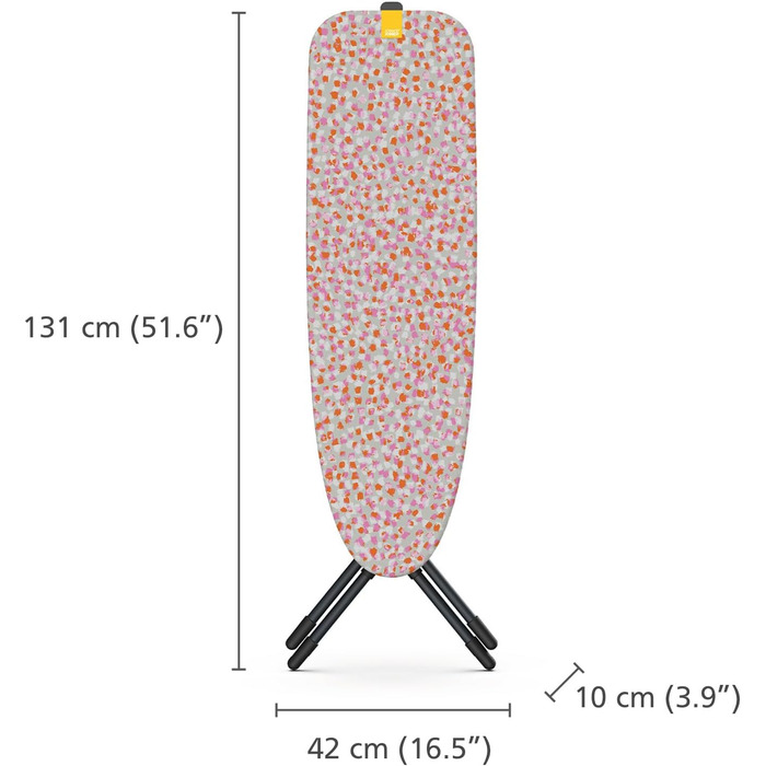 Прасувальна дошка Joseph Joseph Glide 135x45 см з регулюванням висоти та парогенератором, зручне зберігання, бавовняний чохол 4-шаровий