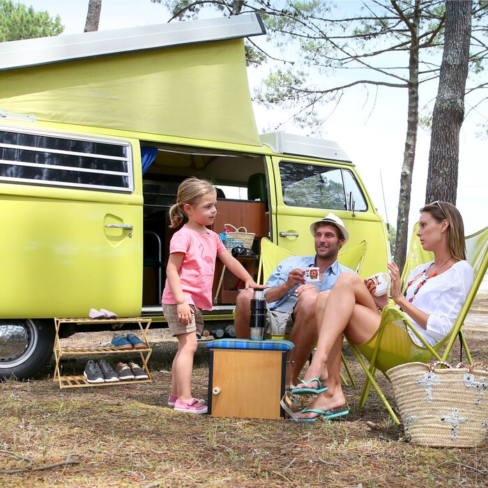 Складана полиця для взуття Relaxdays з бамбука