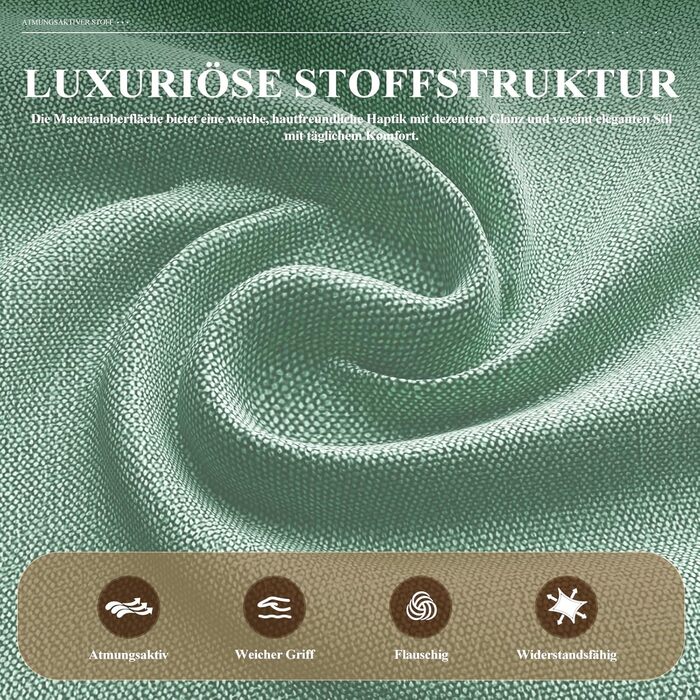 COLAMY Комплект обідніх стільців для кухні та їдальні (6 шт), зелені, з м'яким сидінням та спинкою, дерев'яні ніжки