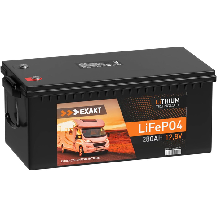 Акумуляторна батарея LiFePO4 280Ah 12V в т.ч. BMS Літієва батарея Сонячна батарея Будинок на колесах Сонячний човен Акумулятор ДБЖ