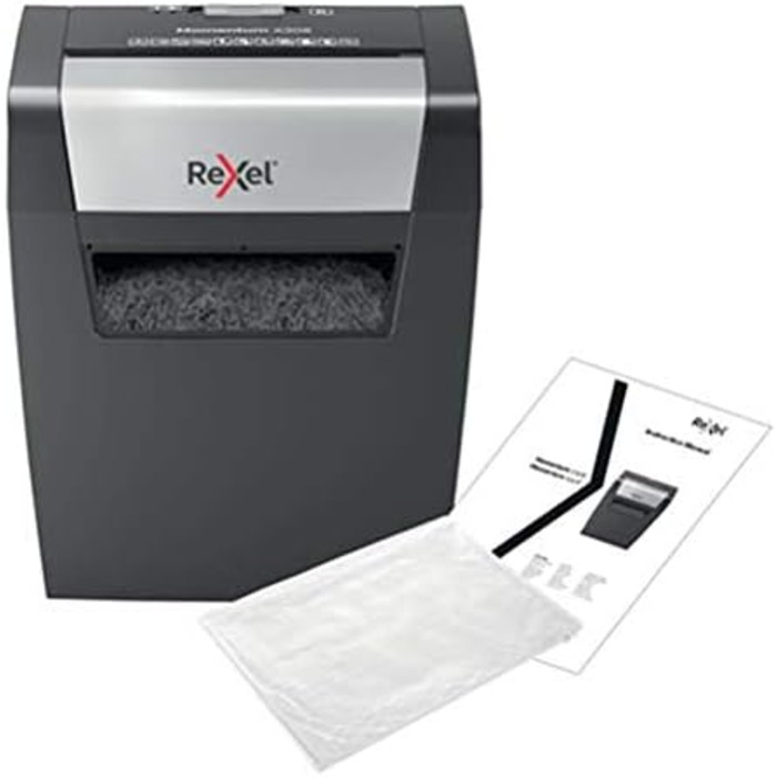 Шредер Rexel Momentum X308-2104570EU: 8 листів, 8 штук